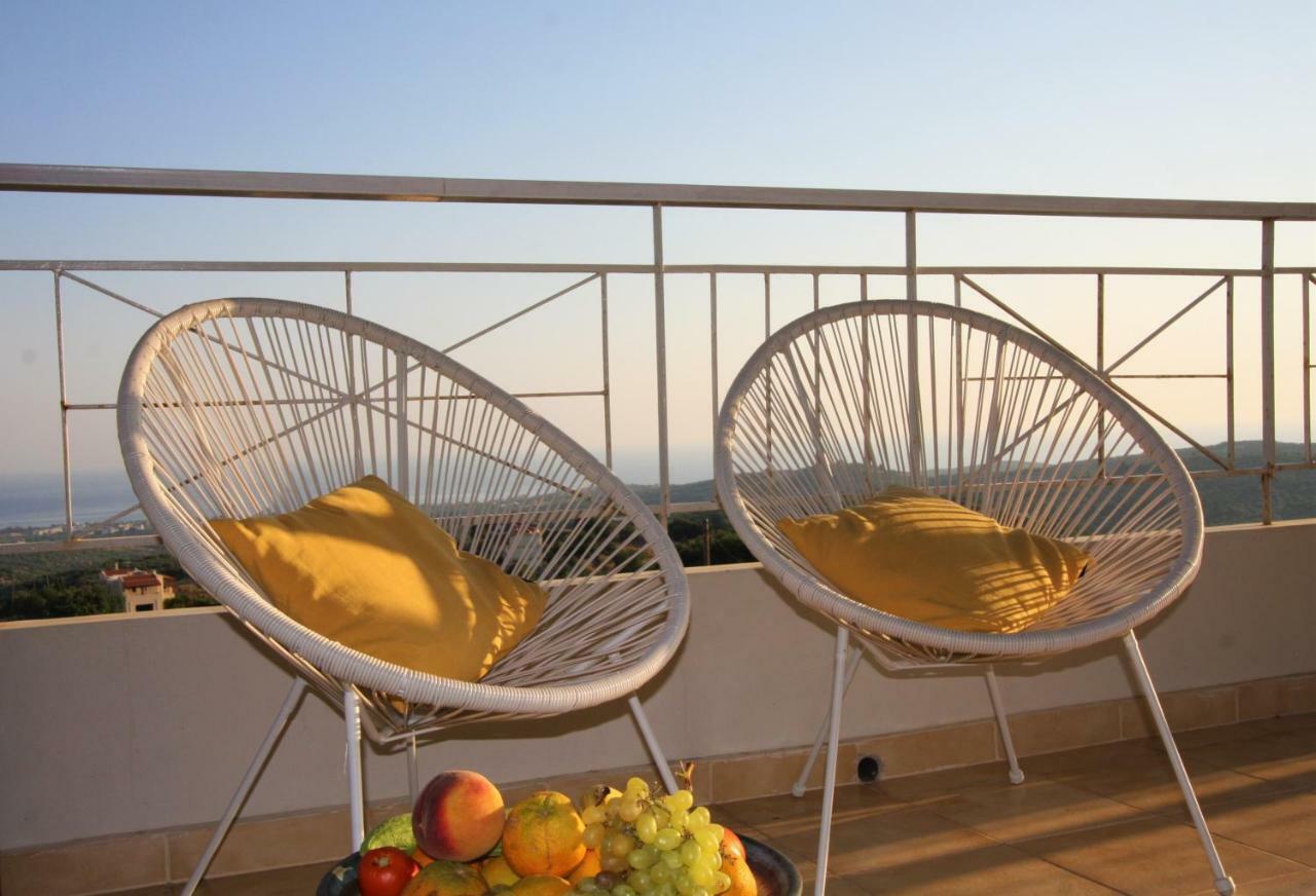 360 Panorama House: Stargazing Retreat Near the Beach Kournas Exterior photo