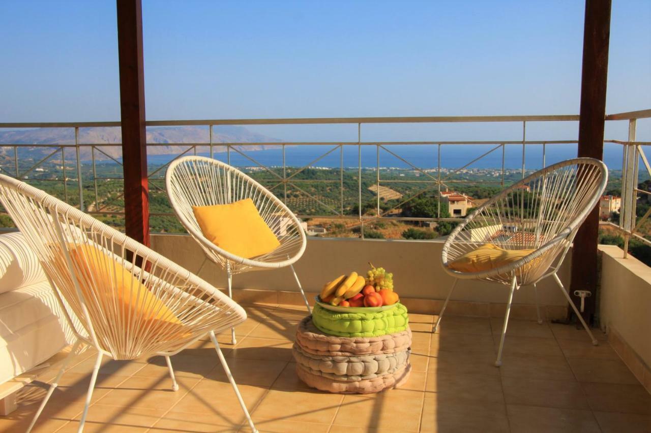 360 Panorama House: Stargazing Retreat Near the Beach Kournas Exterior photo